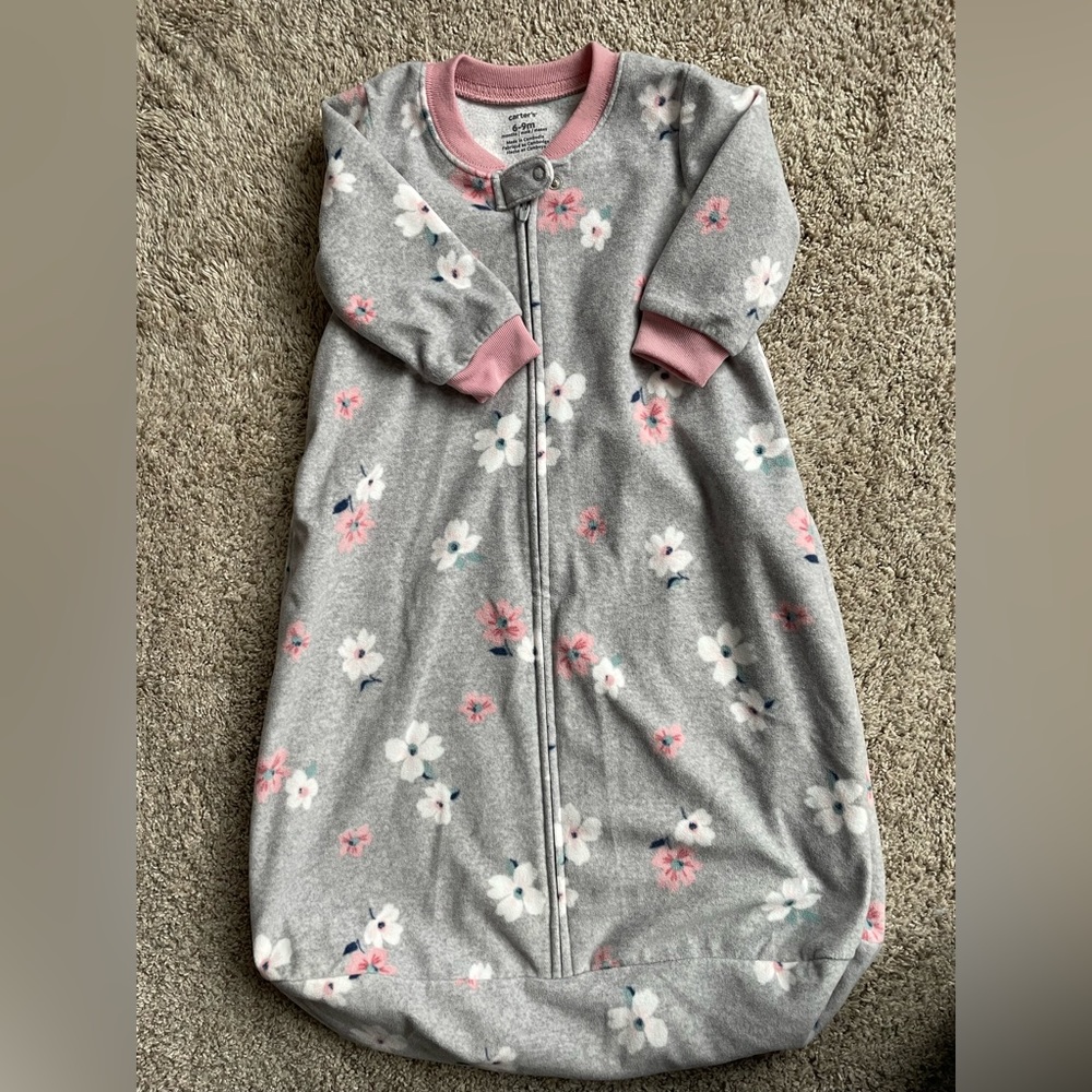 Carters brand size 6-9 month soft fleece sleep sack